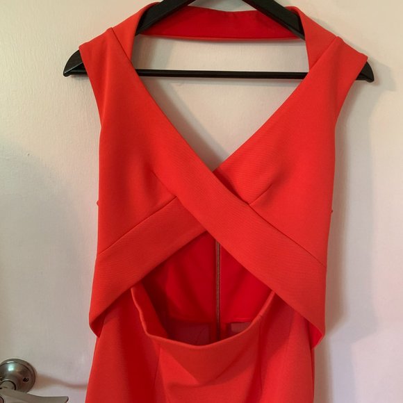 Cutout midi-length sheath wrap dress by Nicholas - Picture 2 of 4
